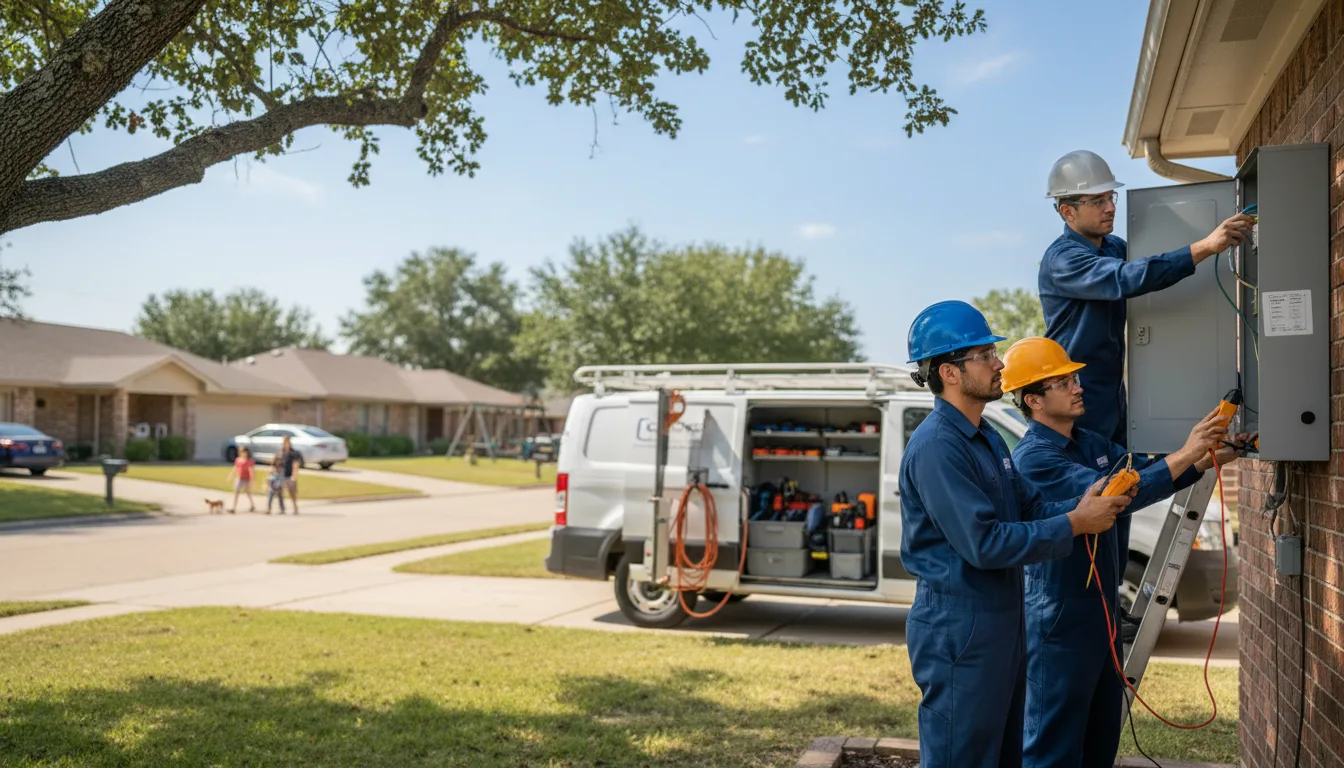 Certified electrician providing emergency electrical services in Le Roy, MN